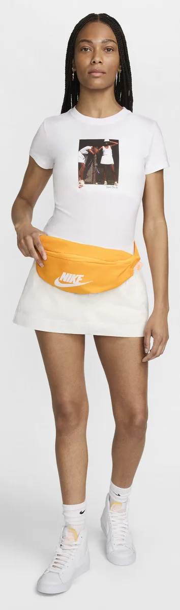 Сумка на пояс NIKE поліестер 41х10х15 см жовта 3 л унісекс