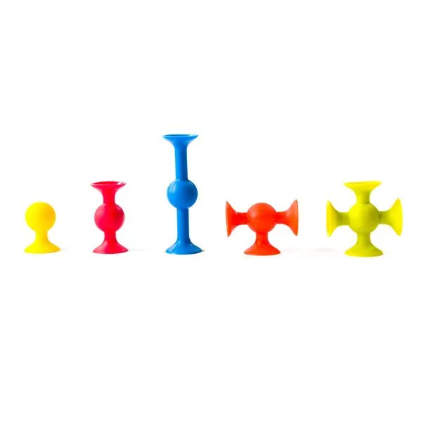 Конструктор Fat Brain Toys силіконовий 75 деталей різнокольоровий