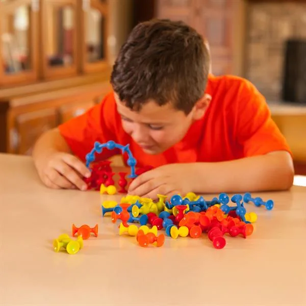 Конструктор Fat Brain Toys силіконовий 75 деталей різнокольоровий