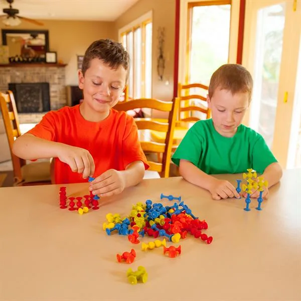 Конструктор Fat Brain Toys силіконовий 75 деталей різнокольоровий
