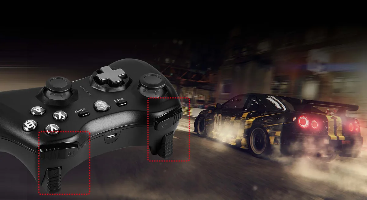 Геймпад MSI Force GC20 V2, USB-A, черный