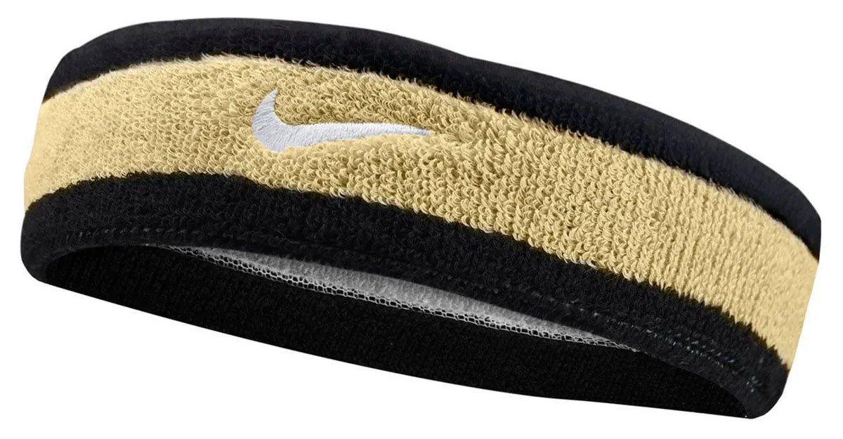 Пов'язка на голову NIKE бавовна OSFM чорний коричневий
