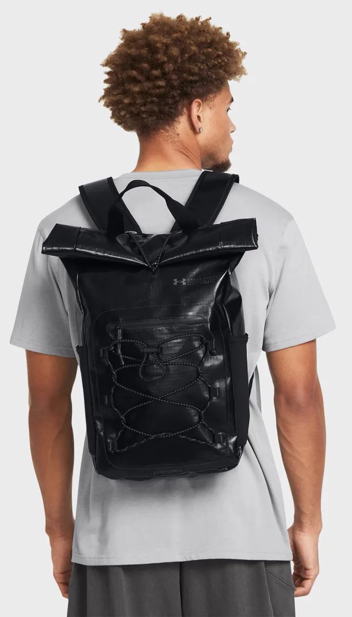 Рюкзак Under Armour 95% поліестер 25х43х10 см чорний унісекс