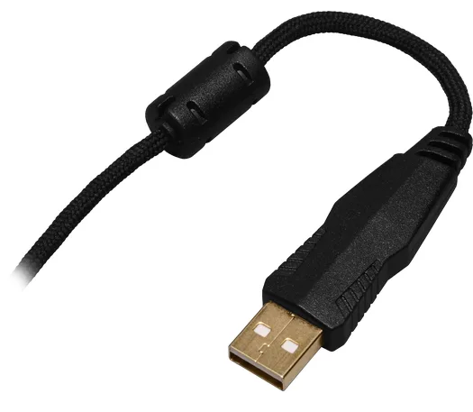 Миша Redragon оптична велика дротова чорна 16000 dpi RGB 10 кнопок