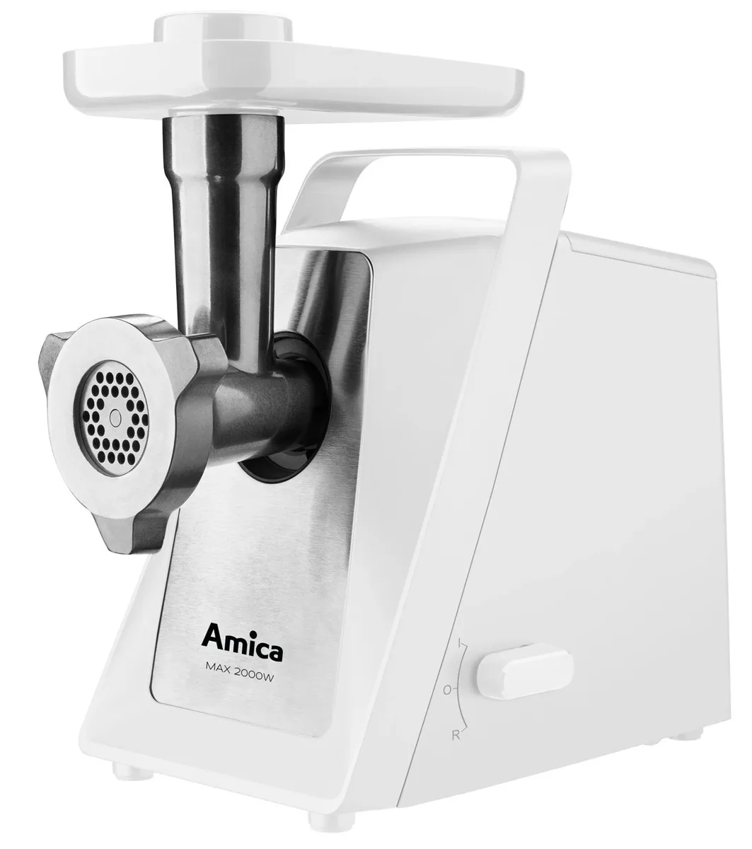 М'ясорубка Amica 2000 Вт 2,7 кг/хв Білий