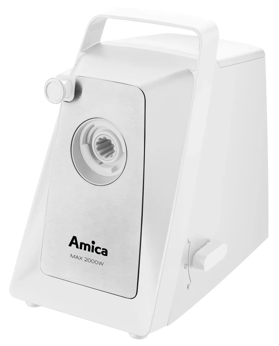 Мясорубка Amica 2000 Вт 2,7 кг/мин Белая