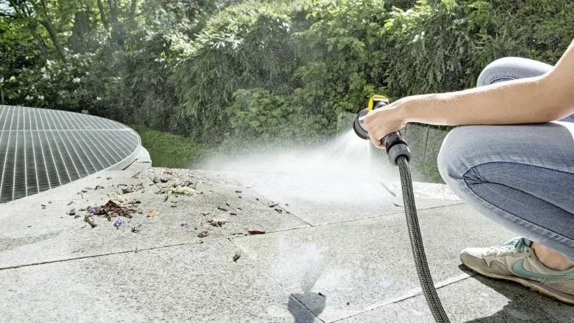 Зрошувач ручний Karcher металевий 4 режими регулювання напору води