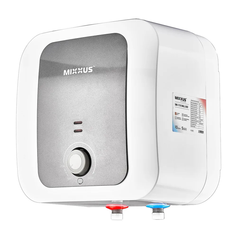 Водонагреватель накопительный MIXXUS EWH-1110 10 л сталь сапфировая эмаль 1,5 кВт над мойкой