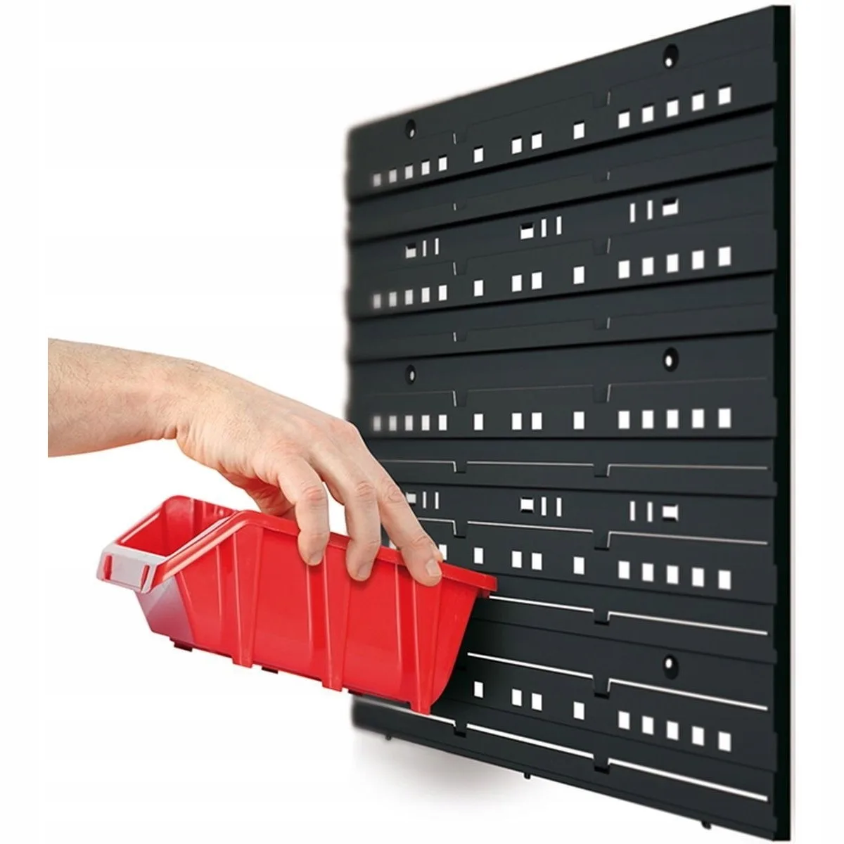 Набір контейнерів 8 шт пластикові 160x98x70 мм червоні Kistenberg