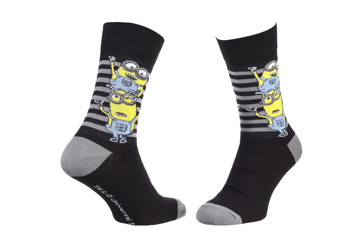 Шкарпетки MINIONS хлопок 39-42 черные