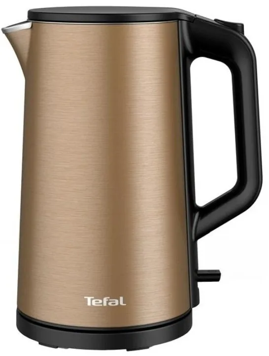 Электрочайник Tefal Double Layer SS 15л, с двухслойной конструкцией, медного цвета.