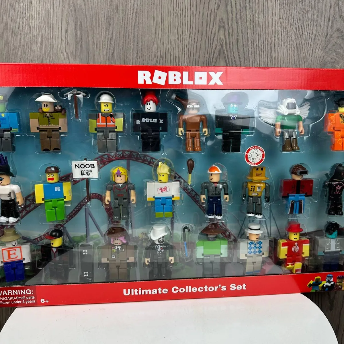 Большой набор фигурок Roblox 24 фигурки пластик 7 см разные цвета