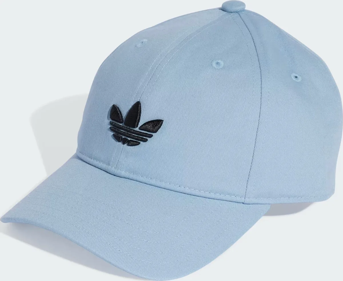 Кепка Adidas 100% бавовна OSFY 54-55 см Блакитна