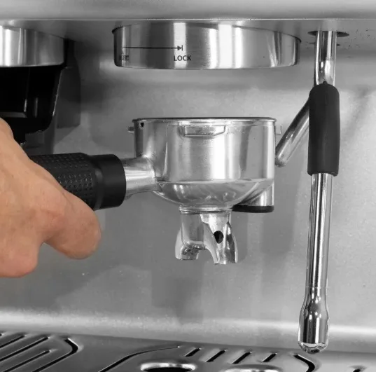 Кавоварка еспрессо Krups потужність 1380 Вт нержавіюча сталь чорна 31,2х33,4х41,3 см