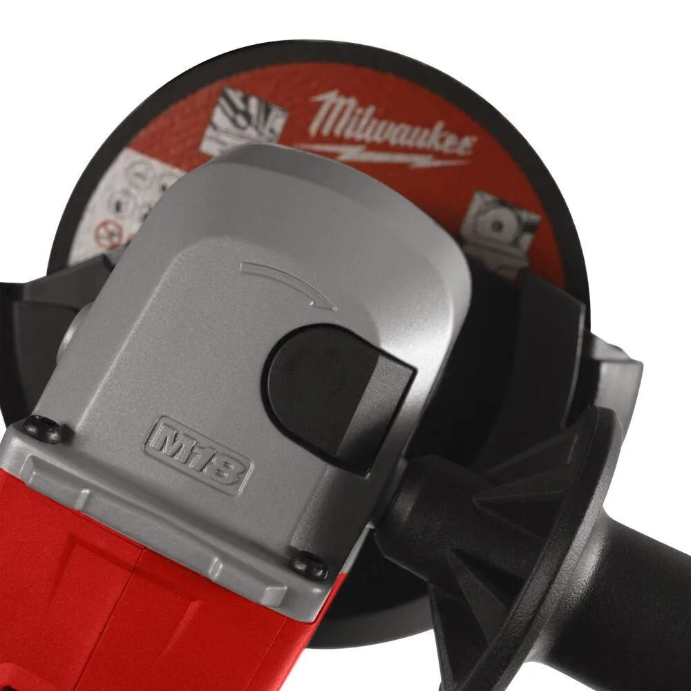 Акумуляторна кутова шліфмашина Milwaukee M18 BLSAG125X-0, 125 мм, 18 В, 11000 об/хв, 2.4 кг, в кейсі без батареї та зарядного прис