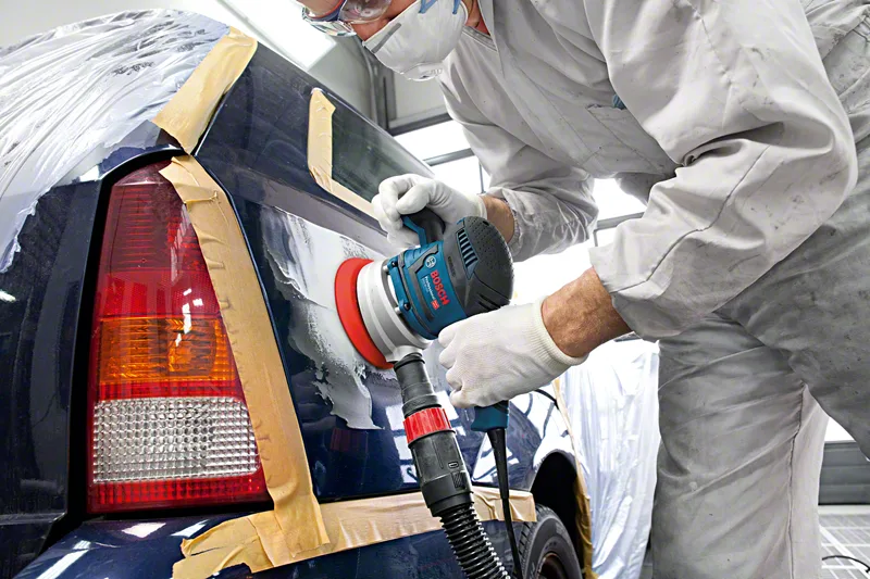 Ексцентрикова шліфувальна машина Bosch Professional GEX 40-150, 400 Вт, 150 мм, 12000 об/хв, вага 2.4 кг.