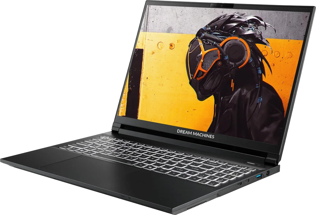 Ноутбук Dream Machines RT5050-15 15.3FHD+ IPS, AMD AI 9 HX 370, 16GB, F1TB, NVD5050-8, DOS, чорний
