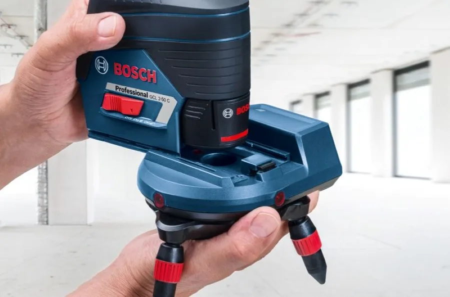 Тримач поворотний Bosch Professional для лазера механізована система кріплення з пультом дистанційного керування