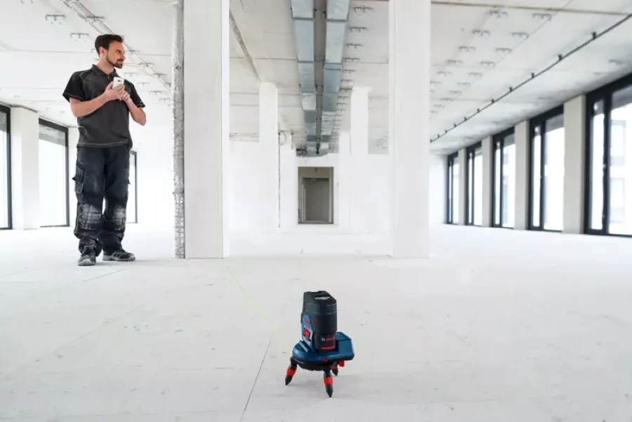 Тримач поворотний Bosch Professional для лазера механізована система кріплення з пультом дистанційного керування
