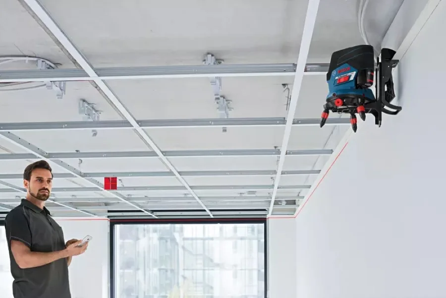 Тримач поворотний Bosch Professional для лазера механізована система кріплення з пультом дистанційного керування