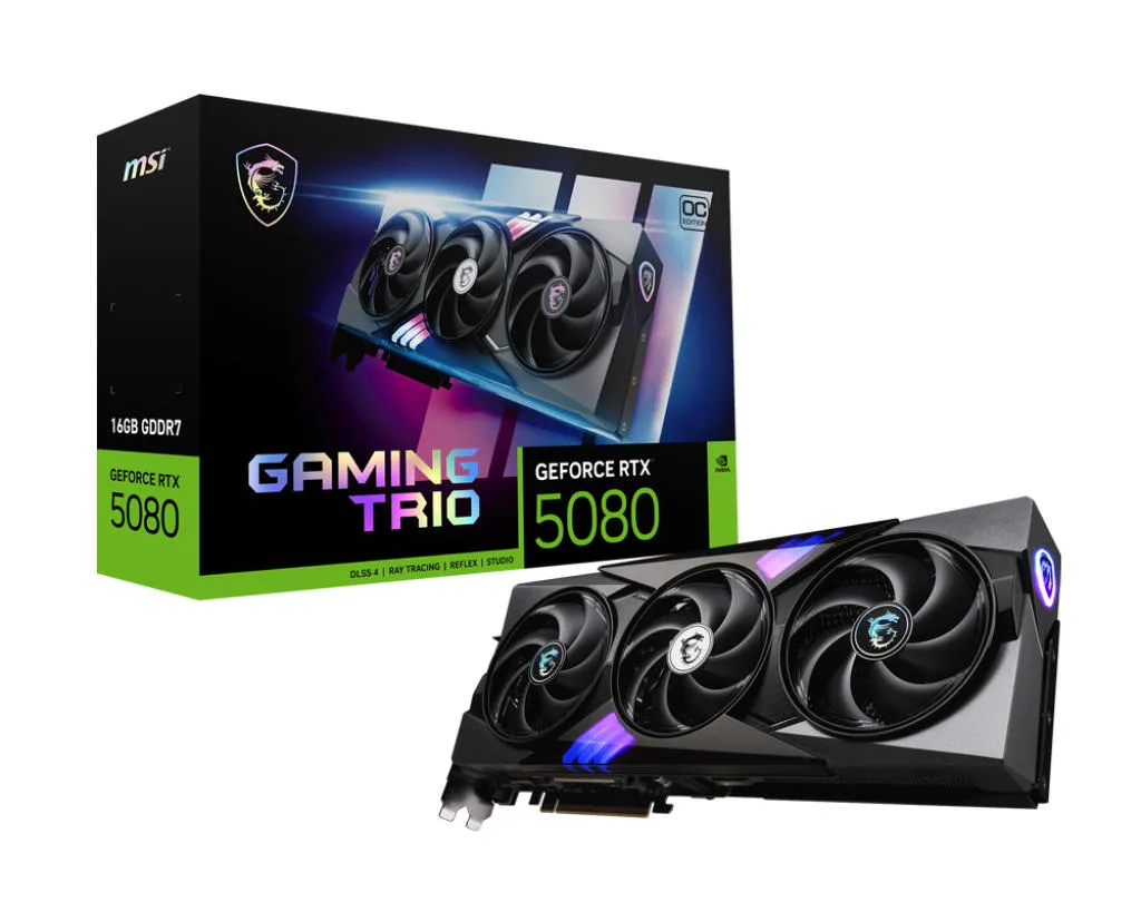 Відеокарта MSI 16GB GDDR7 7680x4320 активне охолодження