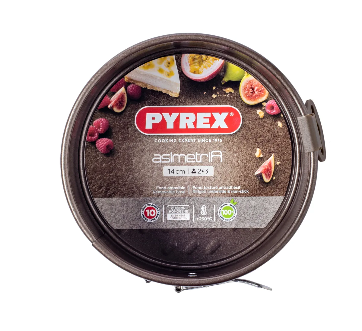 Форма для випікання Pyrex вуглецева сталь кругла 14 см чорна