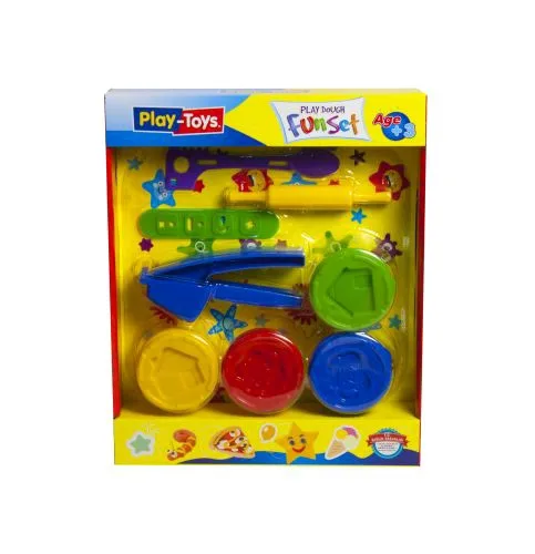 Набір для ліплення Funset Play Toys безпечне тісто 4 х 80 г