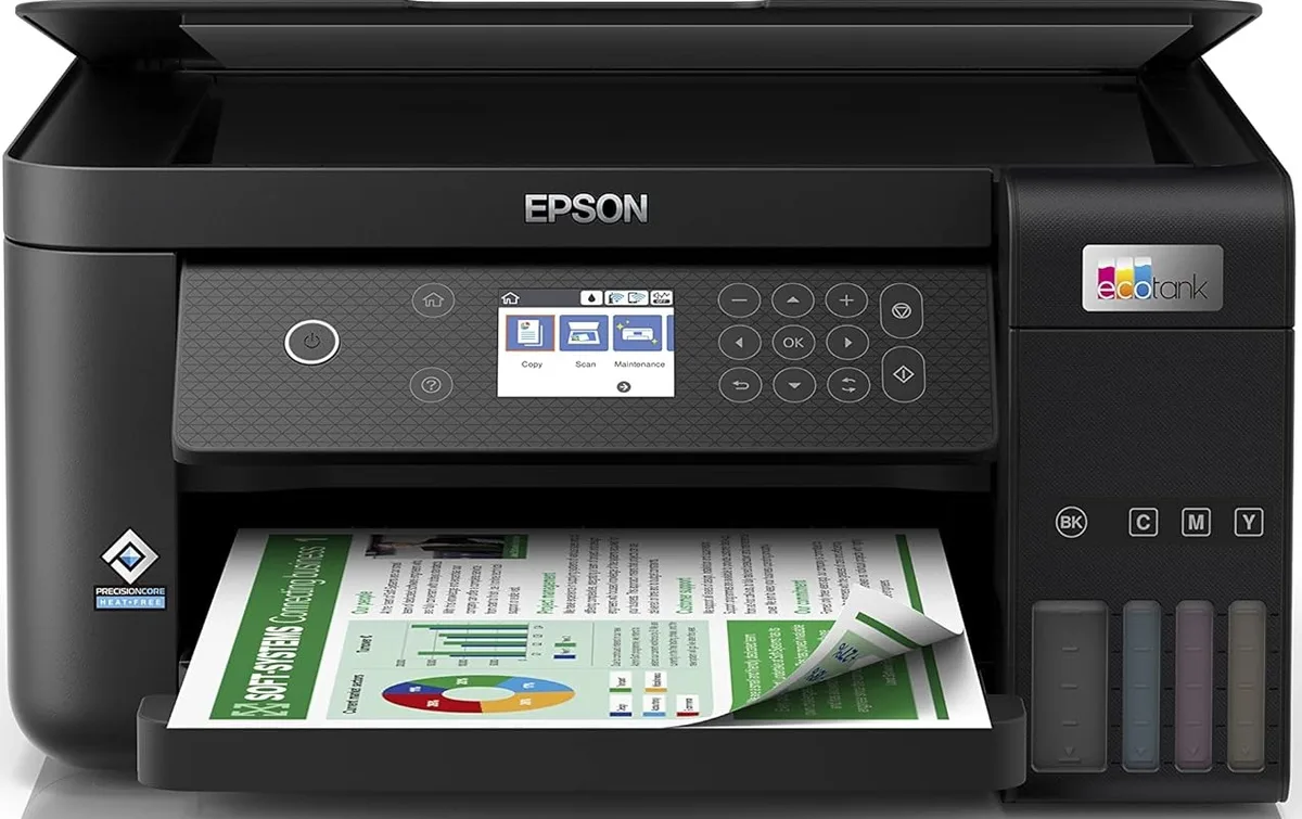 Багатофункціональний принтер Epson EcoTank A4 кольоровий 33 ст/хв Duplex USB Ethernet Wi-Fi