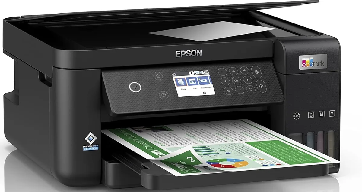 Багатофункціональний принтер Epson EcoTank A4 кольоровий 33 ст/хв Duplex USB Ethernet Wi-Fi