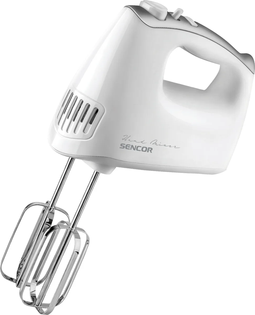 Ручний міксер Sencor 500 Вт 5 швидкостей білий