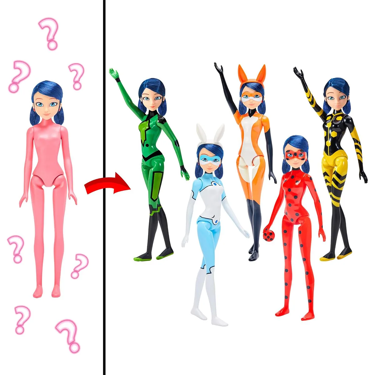 Лялька Леді Баг Miraculous комбіновані матеріали 26 см червона