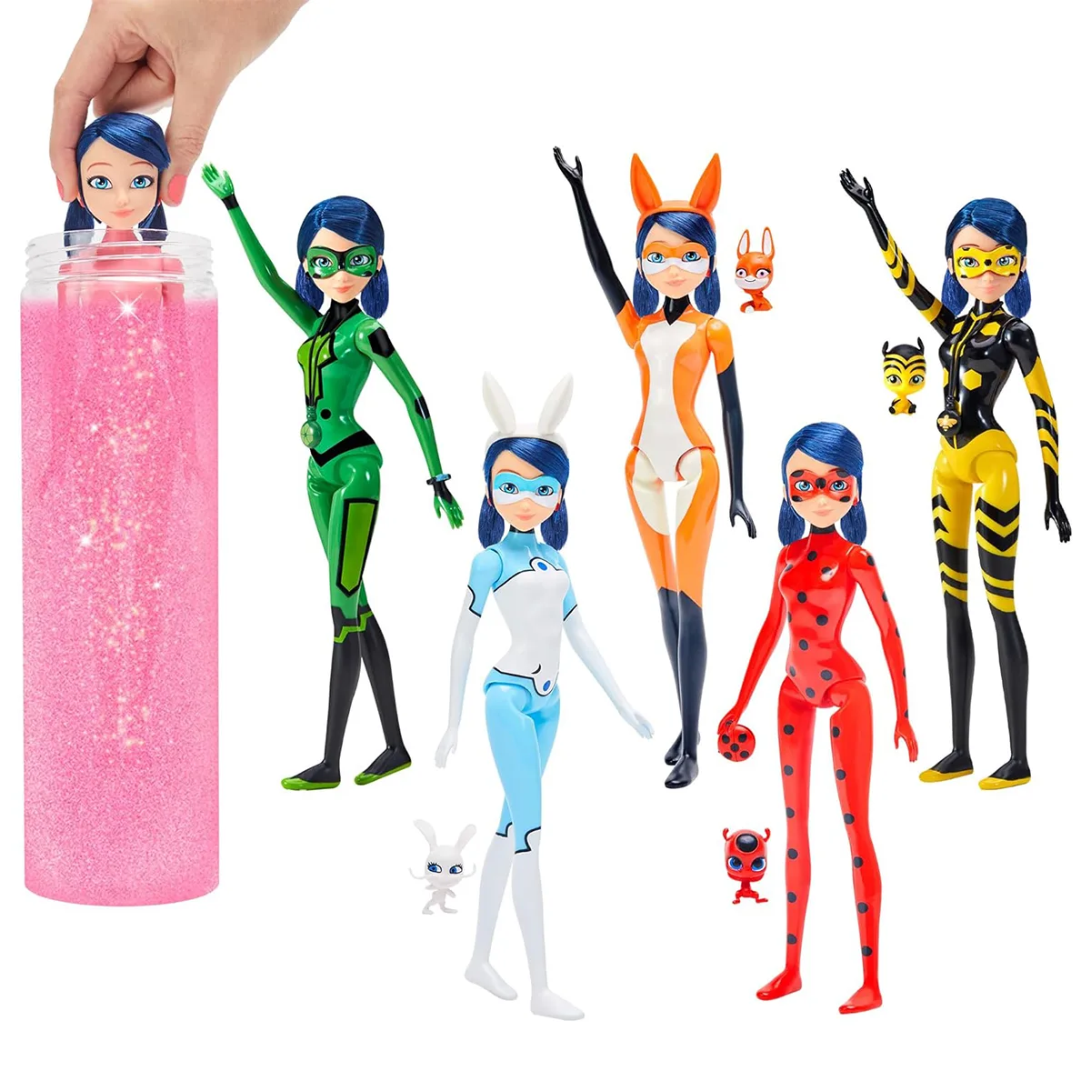 Лялька Леді Баг Miraculous комбіновані матеріали 26 см червона