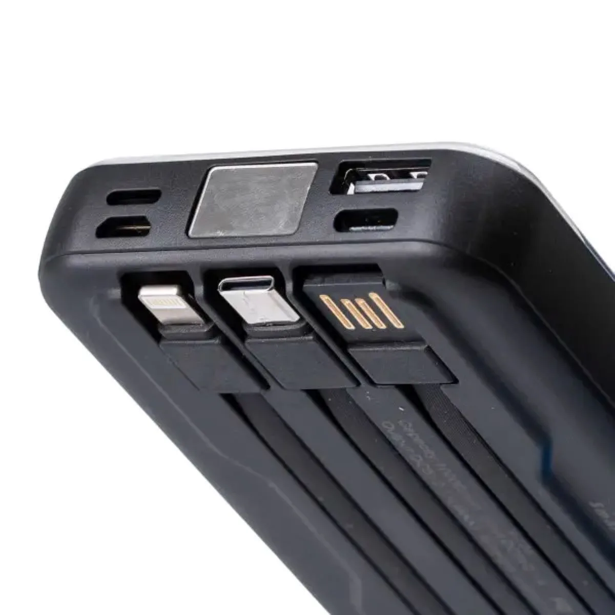 Повербанк Smart X 10000 mAh пластик прозорий 3 кабелі