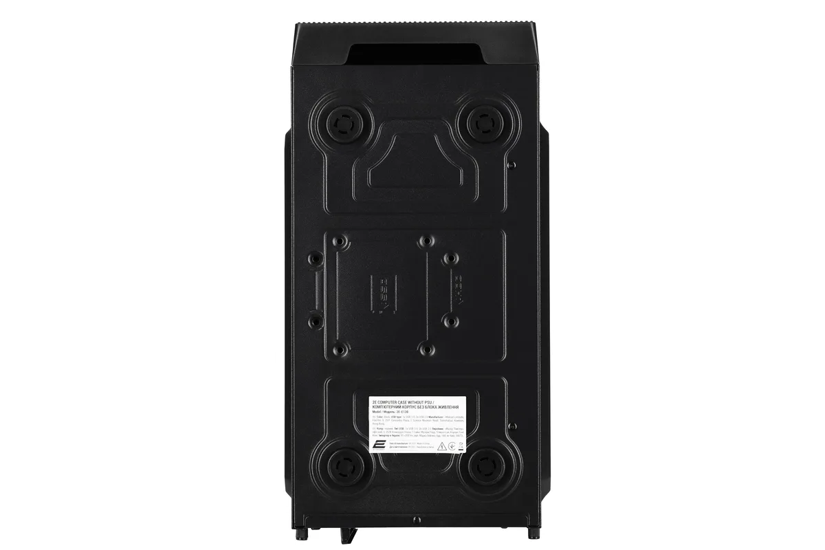 Корпус 2E Alfa E130 без БЖ 2xUSB3.0, 1xUSB2.0, 1x80мм, VGA 320мм, ATX, чорний