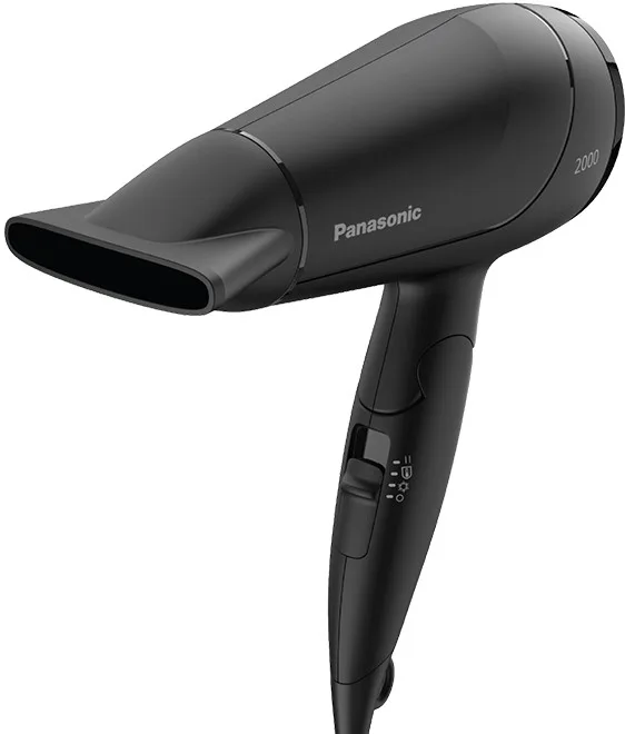 Фен дорожній Panasonic, 2000 Вт, 3 налаштування, чорний.