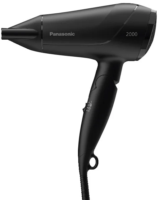 Фен дорожній Panasonic, 2000 Вт, 3 налаштування, чорний.