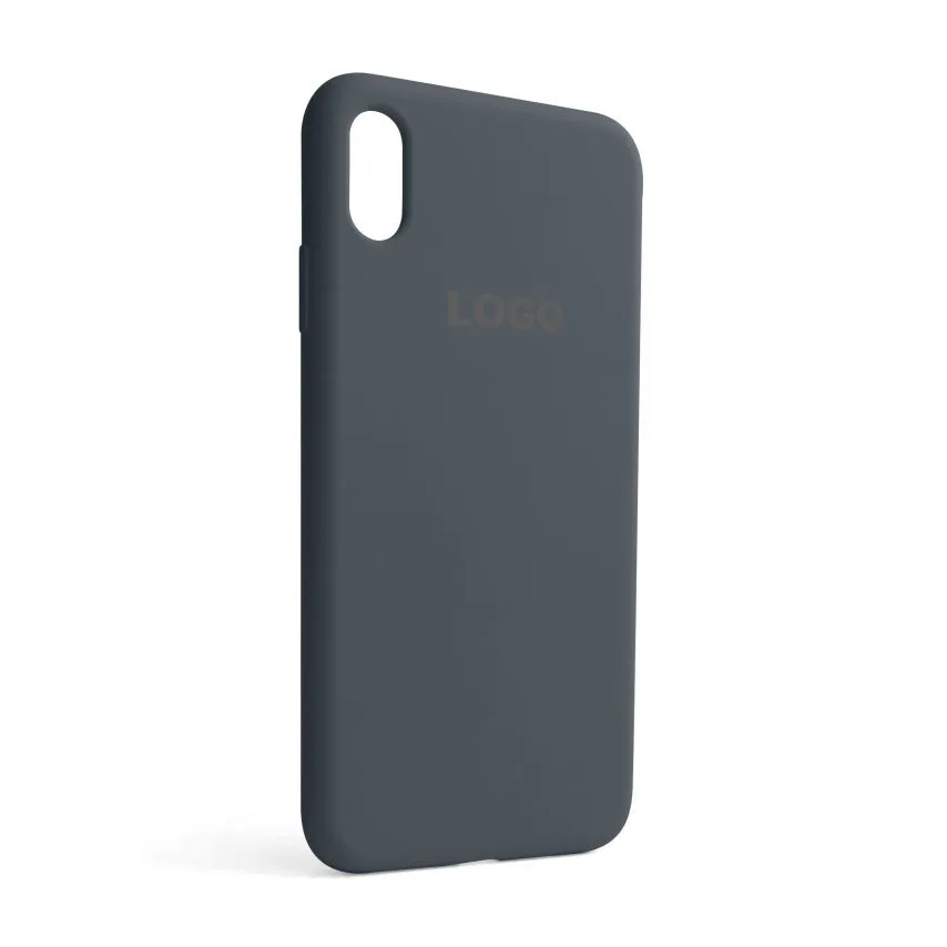 Чохол Silicone Case для Apple iPhone Xs Max силіконовий 15 сірий