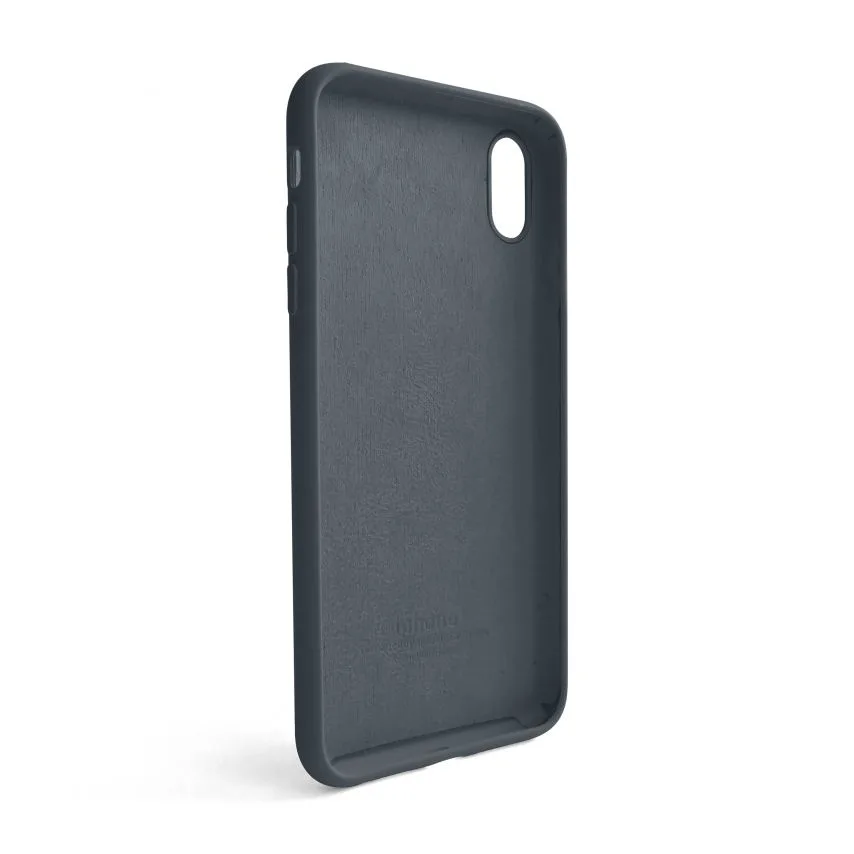 Чохол Silicone Case для Apple iPhone Xs Max силіконовий 15 сірий
