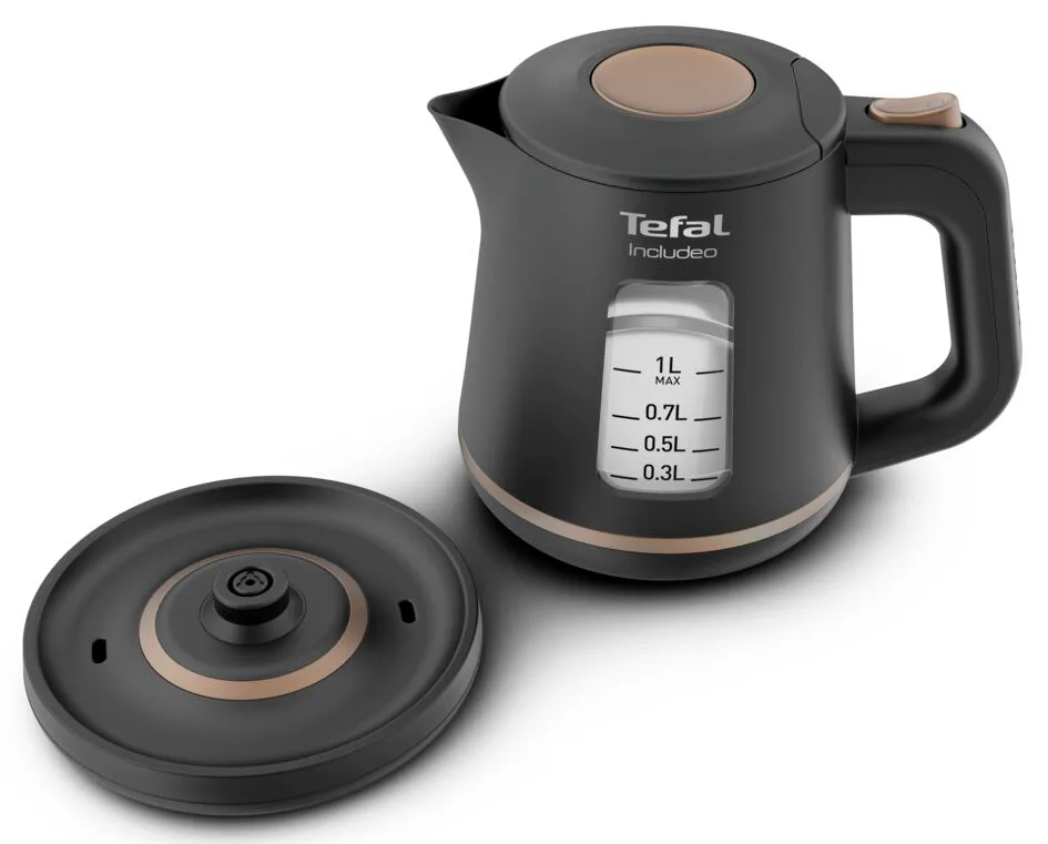 Электрочайник Tefal пластик 1л черный 2400Вт