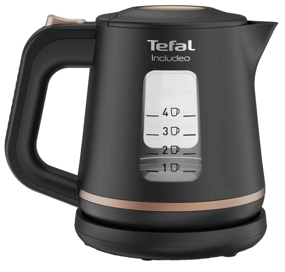 Электрочайник Tefal пластик 1л черный 2400Вт