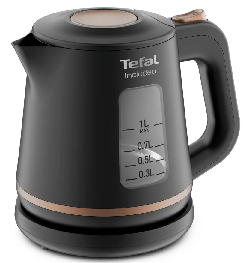 Электрочайник Tefal пластик 1л черный 2400Вт