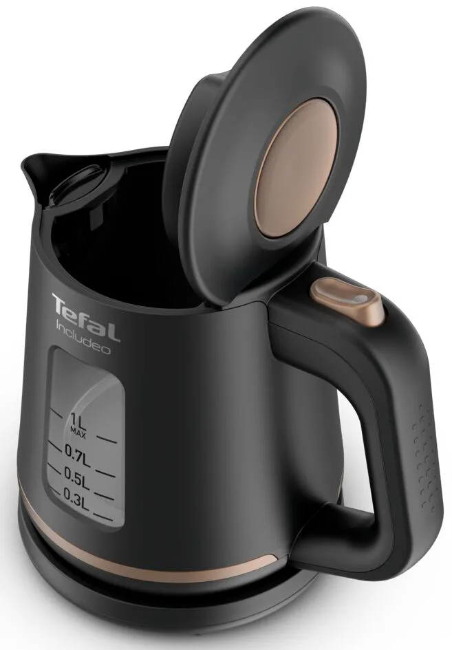 Электрочайник Tefal пластик 1л черный 2400Вт