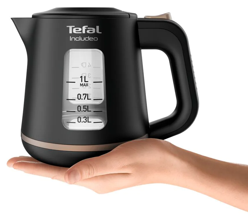 Электрочайник Tefal пластик 1л черный 2400Вт