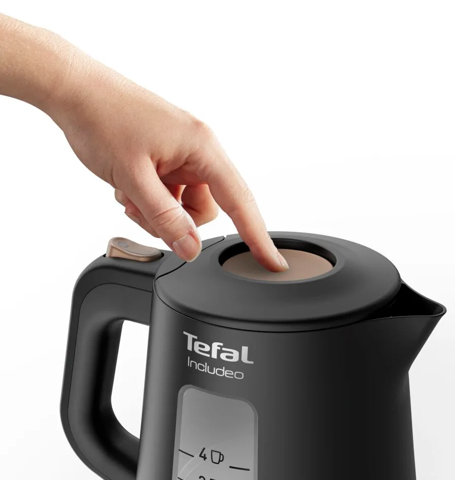 Электрочайник Tefal пластик 1л черный 2400Вт