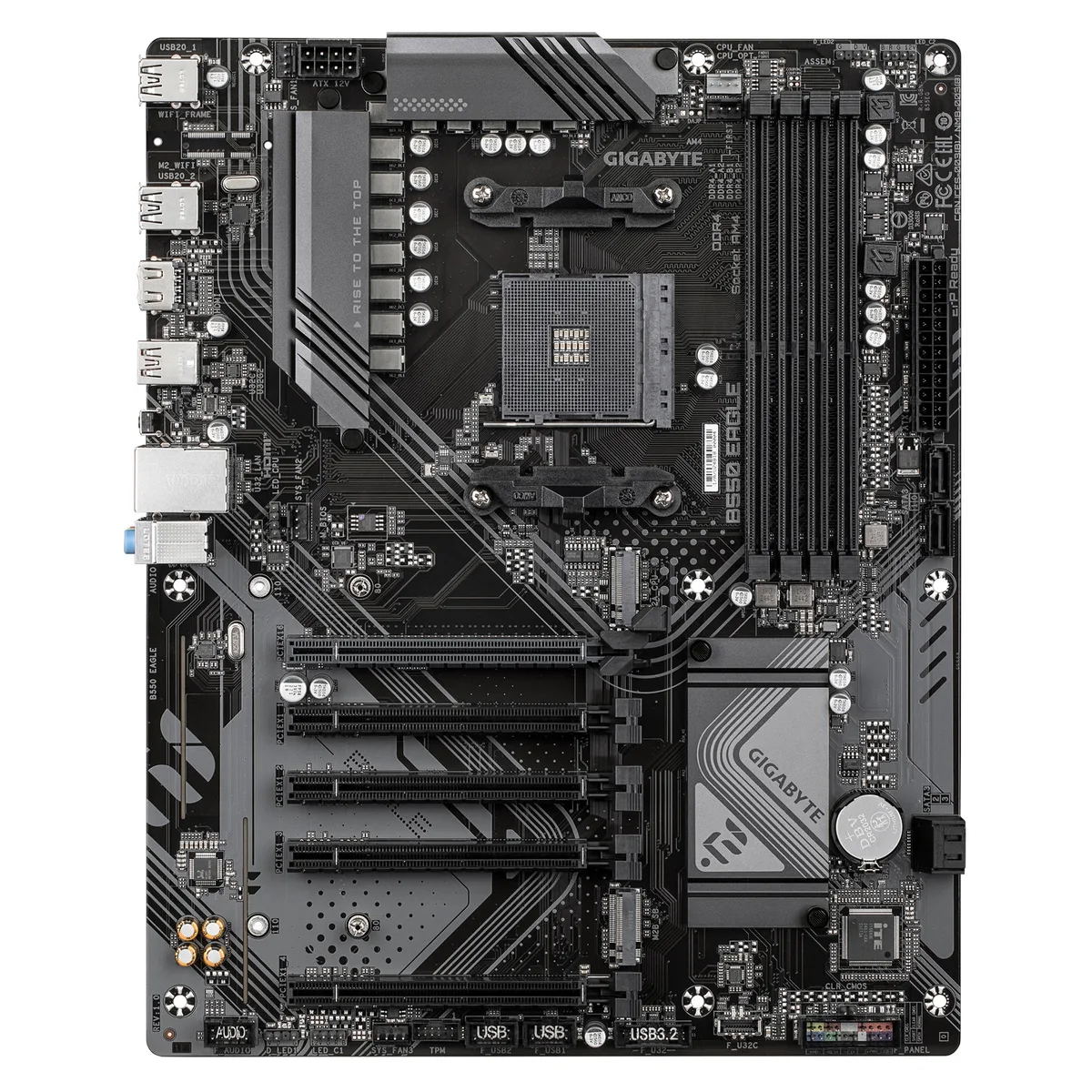 Материнська плата GIGABYTE B550 ATX AM4 4xDDR4 M.2 HDMI 128ГБ