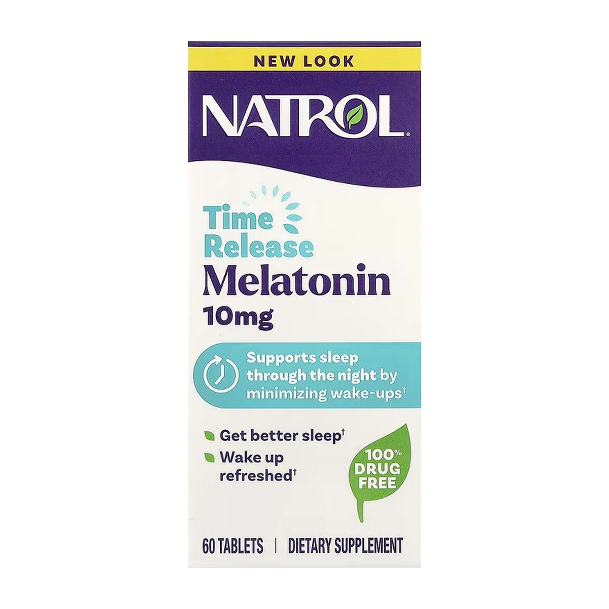 Мелатонін Natrol уповільненого вивільнення 10 мг 60 таблеток