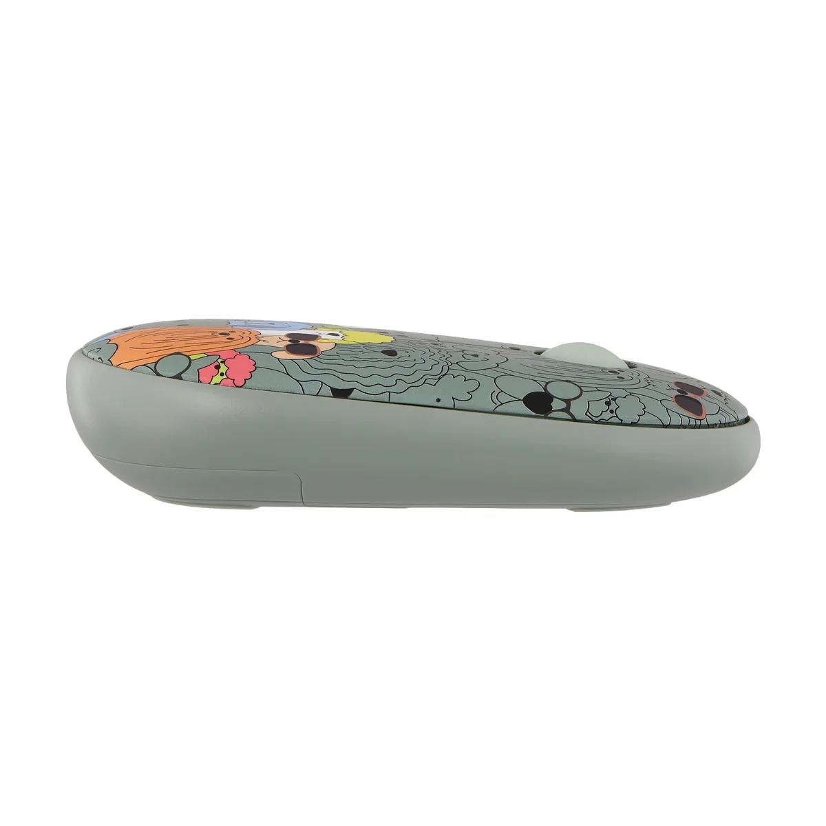 Миша 2E MF300 PETS:DOGS Silent WL BT, зеленый