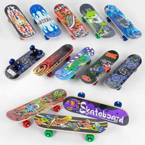 Скейтборд Best Board 43см с колесами 5см для детей и подростков.