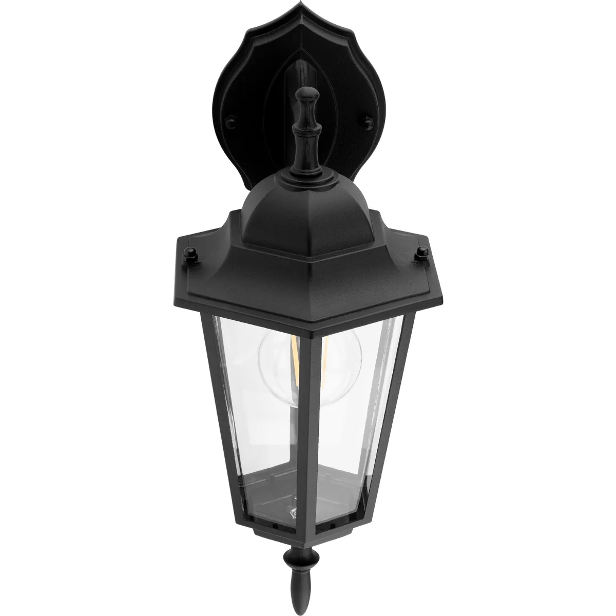 Настенный светильник LumiLED алюминий 36х20х20 см черный мат E27 IP44
