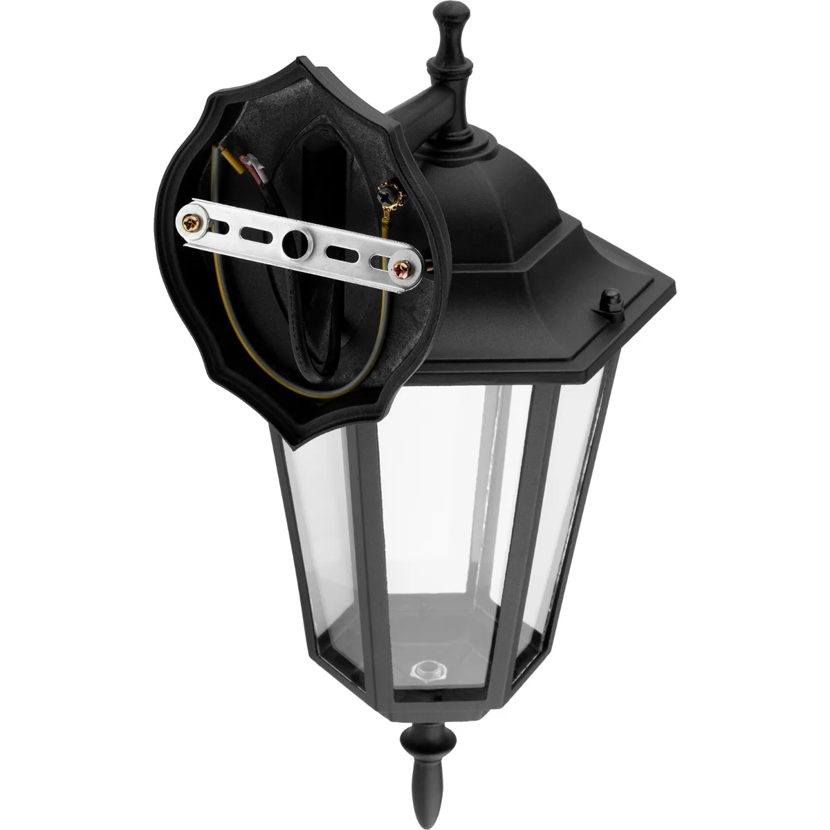 Настенный светильник LumiLED алюминий 36х20х20 см черный мат E27 IP44